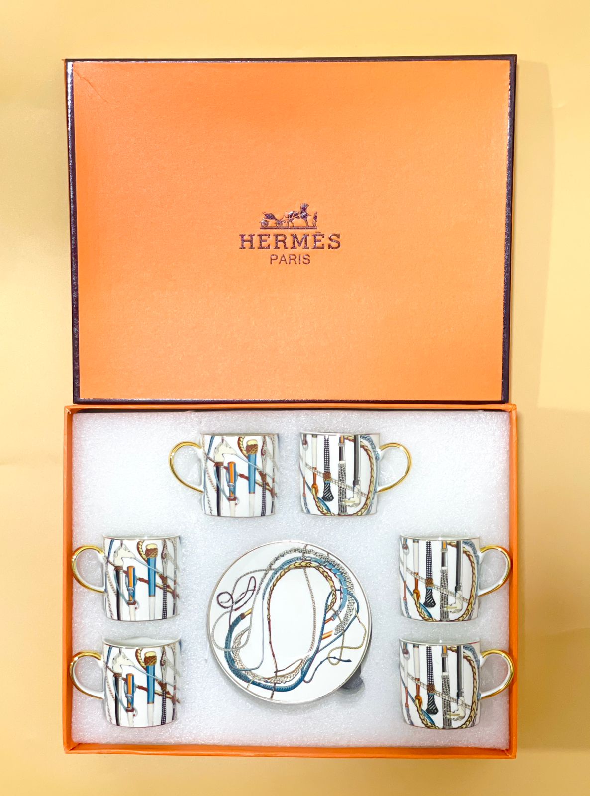 Hermes Turkish coffee set of 6